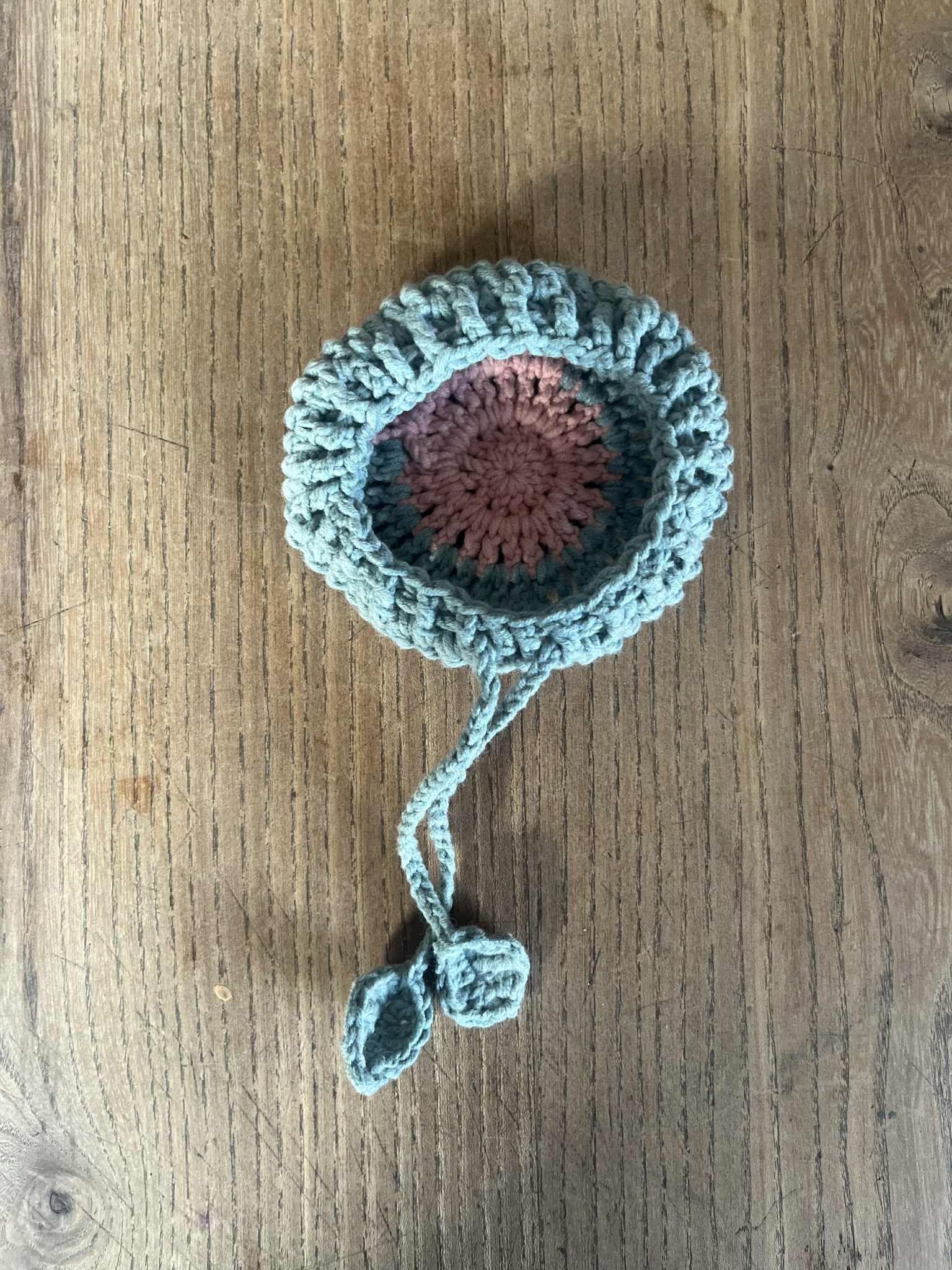 Couvre Chignon Rose & Bleu