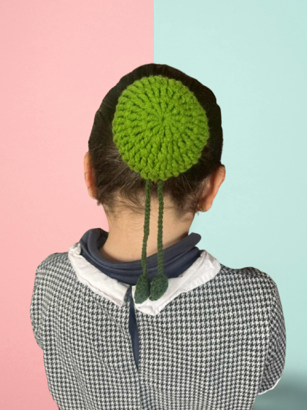 Couvre Chignon Vert