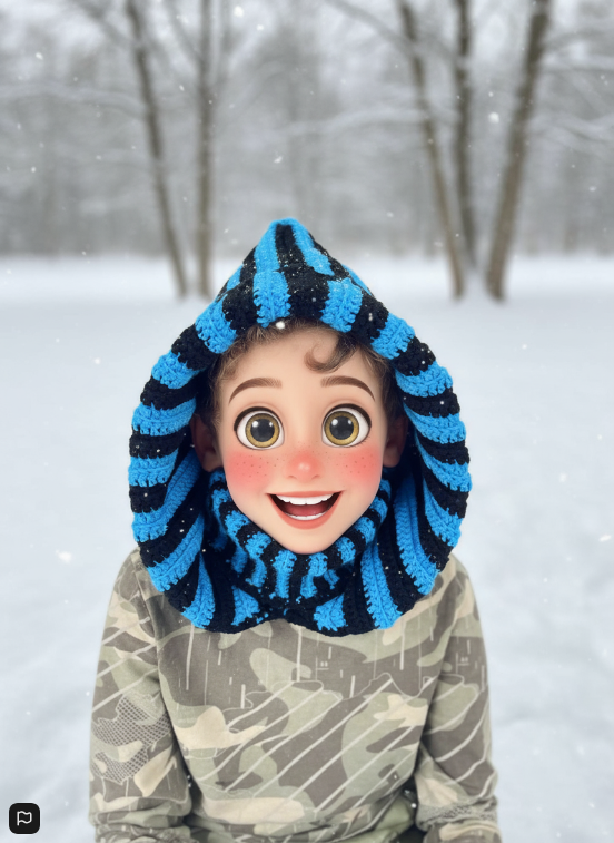 Snood à Capuche