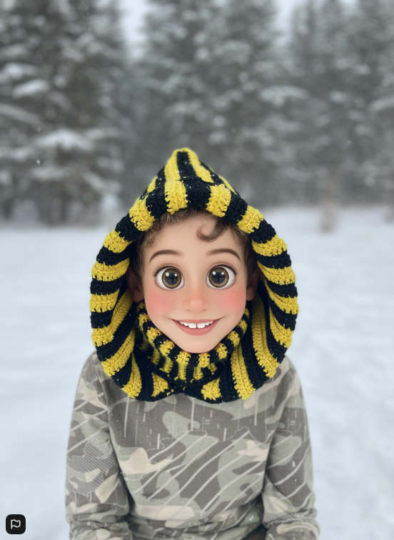 Snood à Capuche