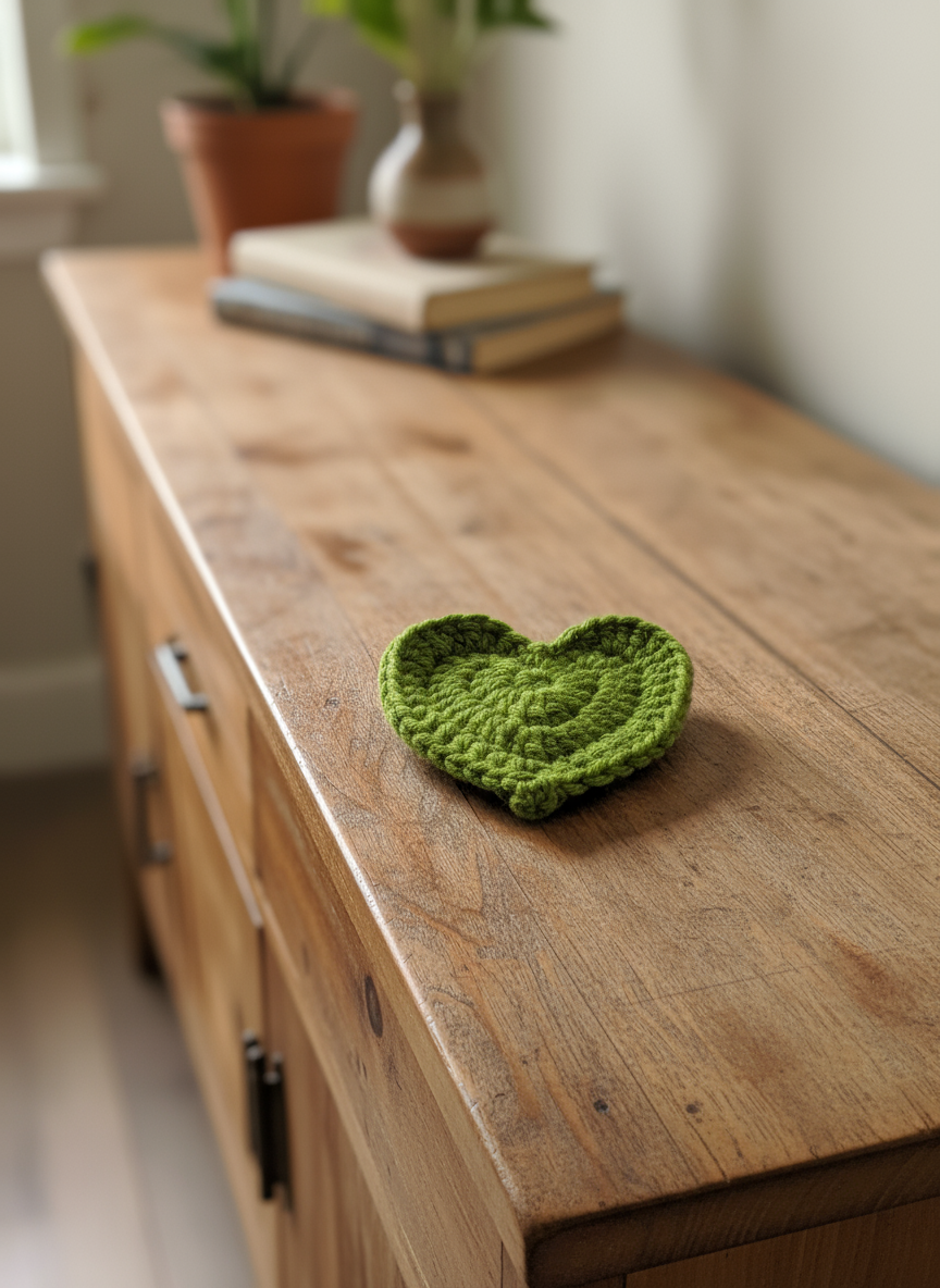 Petit Coeur Vert Clair