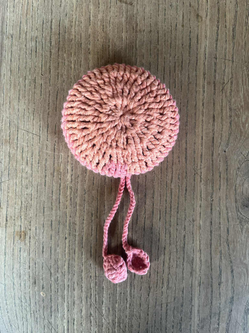 Couvre Chignon 2 roses foncé